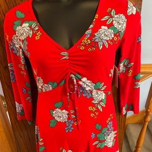 Soft long sleeve shirt dress